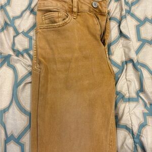 VERVET BY FLYING MONKEY Tan Ankle & Cropped Jeans